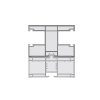 VEKA PVC Aufbauprofil 108.238