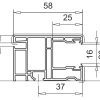 VEKA PVC Einzelführungsschiene 108.126 - Fenstergigant