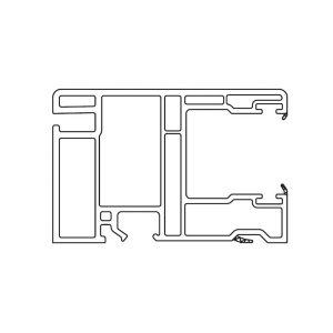 VEKA PVC Einzelführungsschiene 108.126