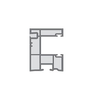 VEKA PVC Einzelführungsschiene 108.235
