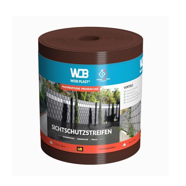 WDB Plast Sichtschutzband PVC Premium Line 190mm - Fenstergigant