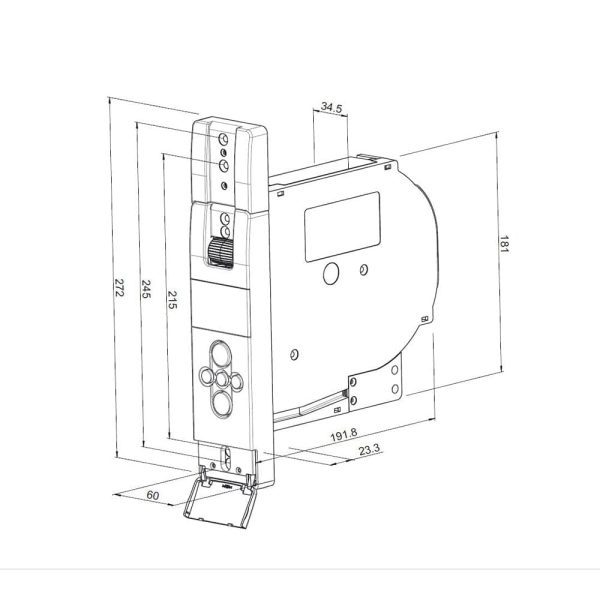 WIR eWickler Comfort Maxi eW825 für Unterputz 23mm Gurtband - Fenstergigant