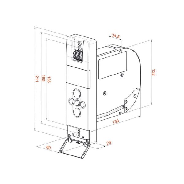 WIR eWickler Funk Comfort eW840-F für Unterputz 23mm Gurtband - Fenstergigant