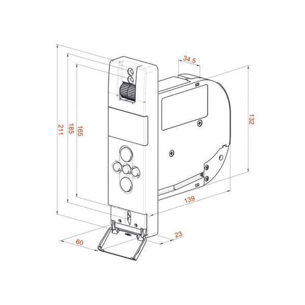 WIR eWickler Funk Comfort eW840-F-M für Unterputz 15mm Gurtband - Fenstergigant