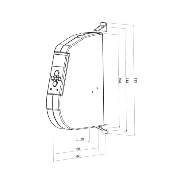 WIR eWickler Funk Comfort eW940-F für Aufputz 23mm Gurtband - Fenstergigant