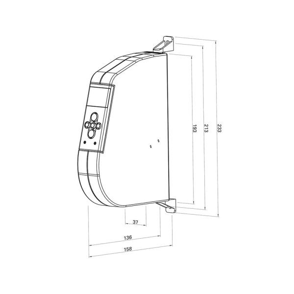 WIR eWickler Funk Comfort eW940-F-M für Aufputz 15mm Gurtband - Fenstergigant