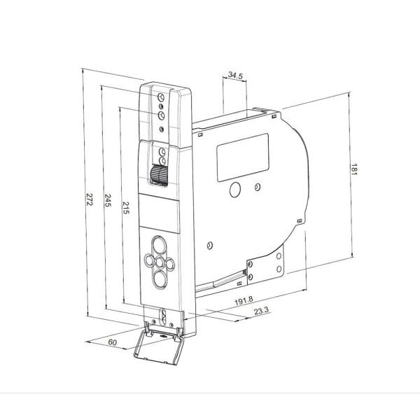 WIR eWickler Funk Comfort Maxi eW845-F für Unterputz 23mm Gurtband - Fenstergigant