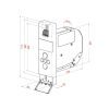 WIR eWickler Funk Standard eW830-F-M für Unterputz 15mm Gurtband - Fenstergigant