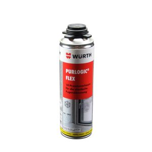 Würth 1K Pistolenschaum PURlogic Flex Kieselgrau 500ml - Fenstergigant