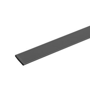 ALU Flachstange Flachleiste 40 x 2mm Pulverbeschichtet Anthrazit RAL7016