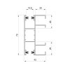 Aluprof ALU Führungsschiene PPD79/ODS/20/S