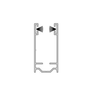Aluprof Aluminium Führungsschiene PU45/14/S