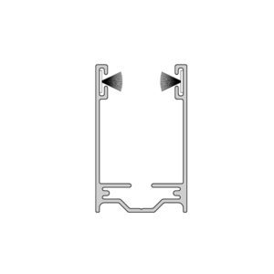 Aluprof Aluminium Führungsschiene PU45/20/S