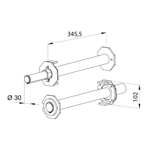 Aluprof Kapsel SW102 OBS102K
