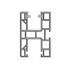 Aluprof Rollladen PVC Maxi Führungsschiene PPD60/17