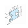 BECKER-Antriebe GmbH Fensterbauteile Becker Plattenlager L für B-Lasche