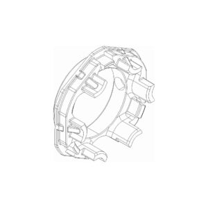 Deceuninck Rolladen Deceuninck Inoutic Motor Befestigungsplatte Somfy Sternkopf SMPSO 17553