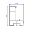 Deceuninck Rolladen Deceuninck Inoutic PVC Adapter für Rollladenführung RKRAG 17654