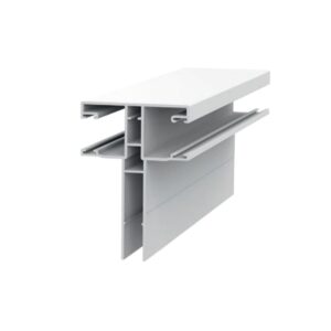Exte Rolladen Weiss / 100cm Exte ALU-Maxi Doppelführungsschiene 5434