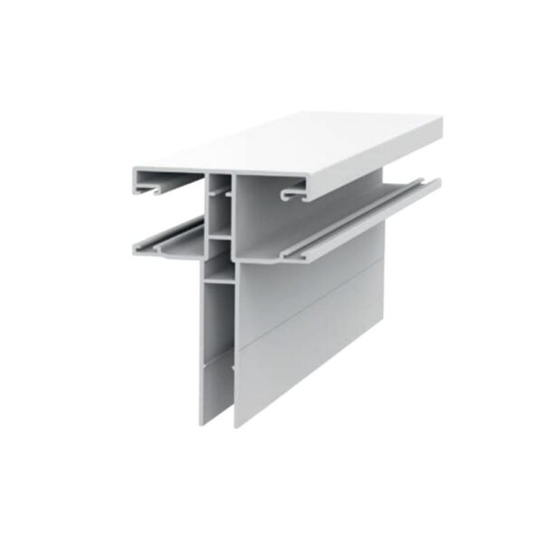 Exte Rolladen Weiss / 100cm Exte ALU-Maxi Doppelführungsschiene 5434