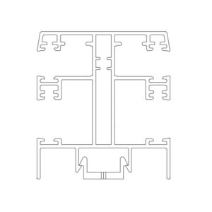 Exte Rolladen Weiss / 100cm Exte ALU-Maxi Doppelführungsschiene R166