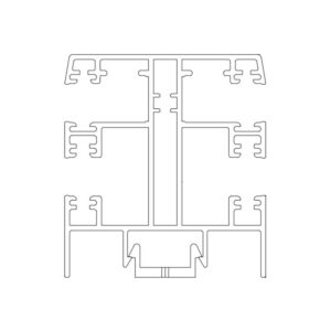 Exte Rolladen Weiss / 100cm Exte ALU-Mini Doppelführungsschiene R165
