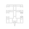Exte Rolladen Weiss / 100cm Exte PVC-Mini Doppelführungsschiene R163