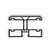 Gealan Rolladen Weiß / 100cm Gealan PVC-Doppelführungsschiene 3347