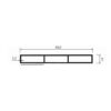 MK Menke Fenster MK Kammerprofil 7/60mm Selbstklebend