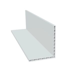 MK Menke Fenster Weiss / 50cm MK PVC Hohlkammerwinkel 200/150mm 5025