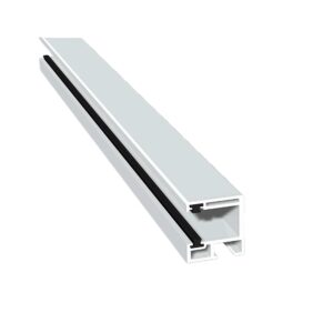 MK Menke Rolladen Weiss / 50cm MK PVC-Einzelführungsschiene 900/B2 600136