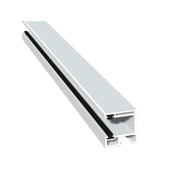 MK Menke Rolladen Weiss / 50cm MK PVC-Einzelführungsschiene 900/B2 600136