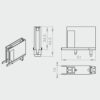 Portos Plissee Portos Plissee Blende des Endprofils Oben MSD-040