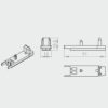 Portos Plissee Portos Plissee Blende des Endprofils Unten MSD-030