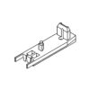 Portos Plissee Portos Plissee Blende des Endprofils Unten MSD-030