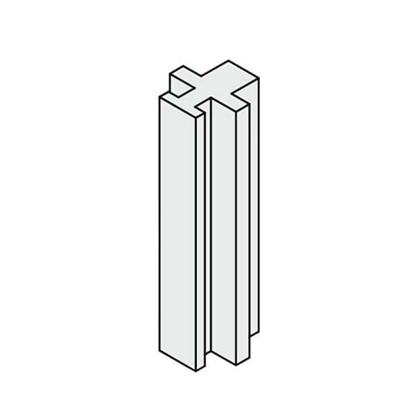 Portos Plissee Portos Plissee Magnet für Abschlussprofil MSD-210