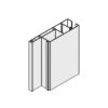 Portos Raffstore Weiß / 100cm Portos Raffstore Alu Führungsschienenadapter FBR-010