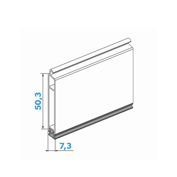 Portos Rolladen Portos Endleiste PA39 PA45 PVC37 LD-37
