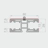 Portos Rolladen Portos PVC Führungsschiene NPR-030 60/28