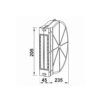 Portos Rolladen Portos Unterputz Gurtwickler 22mm Gurt 12m Aufnahme mit Mauerkasten