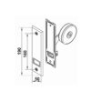 Portos Rolladen Portos Unterputz Gurtwickler 22mm Gurt 6m Aufnahme mit Mauerkasten