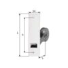 Selve Rolladen Selve Unterputz Gurtwickler 23mm Gurt 7m Aufnahme Ø75mm 110105