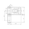 Simonswerk Türen Simonswerk Siku 3D Band Ausf. K 4140 Weißalu RAL9006