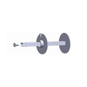 Timmer Rolladen Timmer Adapter E-Welle 18/18 mm mit 2 E-Ringen Ø98 mm (1 verstellbar)