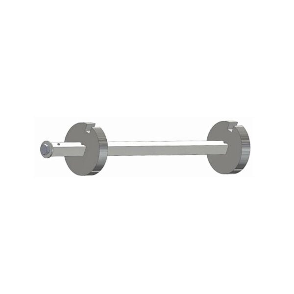 Timmer Rolladen Timmer Adapter für Tuchwelle Kunststoffscheiben Ø 92,1 mm auf 18/18 mm Vierkant