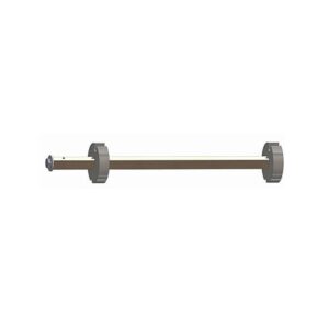 Timmer Rolladen Timmer Adapter für Tuchwelle Ø74,5 mm auf 18/18 Vierkant Kunststoffringe mit Doppelnut