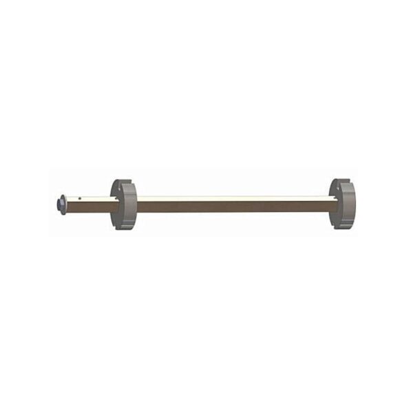 Timmer Rolladen Timmer Adapter für Tuchwelle Ø74,5 mm auf 18/18 Vierkant Kunststoffringe mit Doppelnut