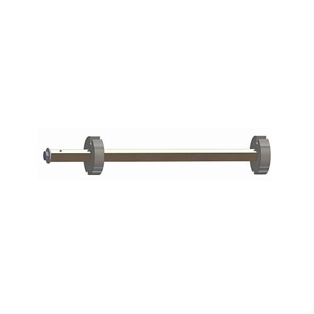 Timmer Rolladen Timmer Adapter für Tuchwelle Ø74,5 mm auf 18/18 Vierkant Kunststoffringe mit Doppelnut
